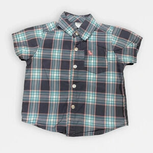 4/$20 Carter’s Plaid Boy’s Button Down Shirt -  12M